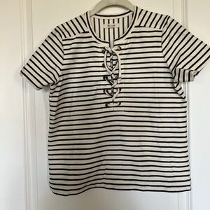 LIKE NEW Madewell Knit Striped Top SZ S